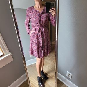 Gap button front dress